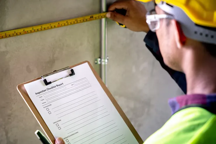 foreman-with-documents-measuring-wall
